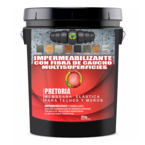 Membrana Pretoria Con Fibra De Caucho Multisuperficies 20kg